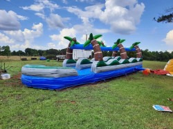 30 ft BLUE TROPICAL DUAL LANE SLIP N SLIDE